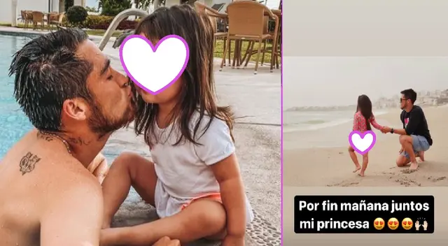 Rodrigo Cuba disfrutará de Navidad con su hija. Rodrigo Cuba disfrutará de Navidad con su hija.