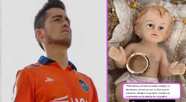 Rodrigo Cuba se encomienda a Dios y al niño Jesús. Rodrigo Cuba se encomienda a Dios y al niño Jesús.