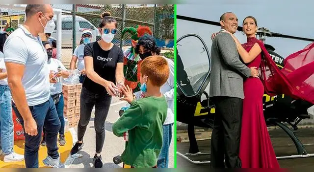 Karla Tarazona mostró su buen corazón junto a su esposo Rafael Fernández. Karla Tarazona mostró su buen corazón junto a su esposo Rafael Fernández.