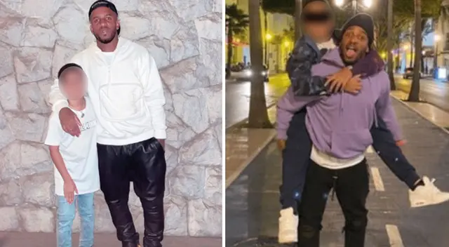 Jefferson Farfán visitó a su hijo Jeremy antes de Navidad.