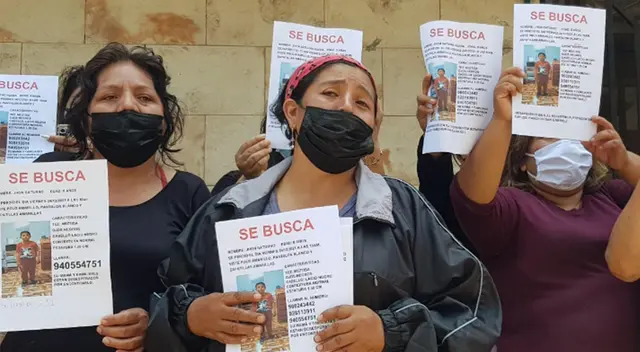 Mujeres claman por ayuda para hallar al menor Jhon.