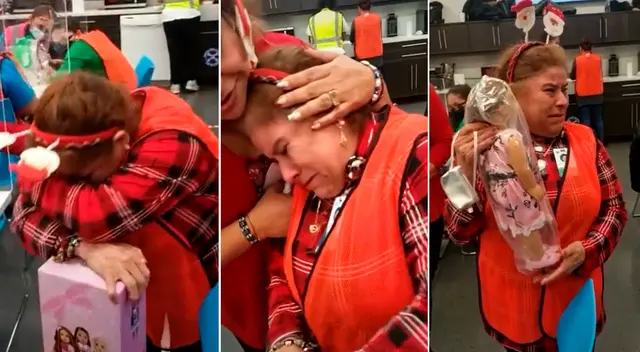 En TikTok se hizo viral la conmovedora escena de un intercambio de obsequios en un centro de trabajo en la Nochebuena. En TikTok se hizo viral la conmovedora escena de un intercambio de obsequios en un centro de trabajo en la Nochebuena.
