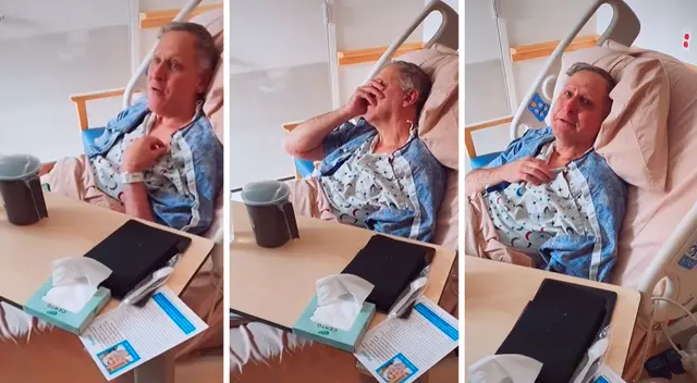 Hombre con alzheimer se entera que será abuelo. Hombre con alzheimer se entera que será abuelo.