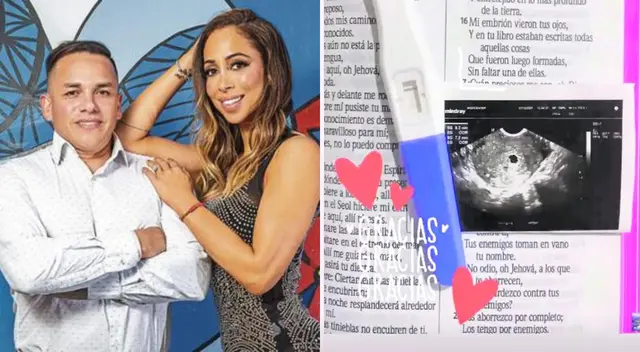 Olinda Castañeda sorprendió al revelar una prueba de embarazo y una ecografía que daba a conocer que espera a su primer bebé con su esposo Christian Marcial. Olinda Castañeda sorprendió al revelar una prueba de embarazo y una ecografía que daba a conocer que espera a su primer bebé con su esposo Christian Marcial.