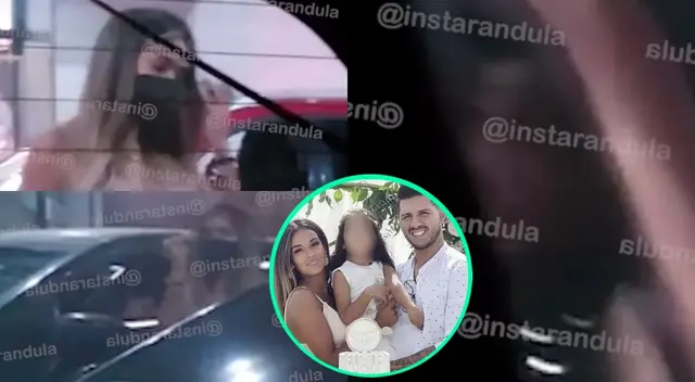 Shirley Arica fue captada por Instarándula en un restaurante de comida rápida para comprar hamburguesas, y Rodney Pío Dean la esperaba con la menor en el auto.