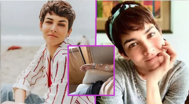 Anahí de Cárdenas se somete a tratamiento entravenoso de vitaminas para mejorar sistema inmunológico.