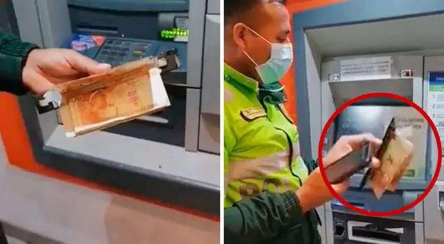 Hombre casi fue víctima de una 'regleta' colocada en un cajero automático. Hombre casi fue víctima de una 'regleta' colocada en un cajero automático.