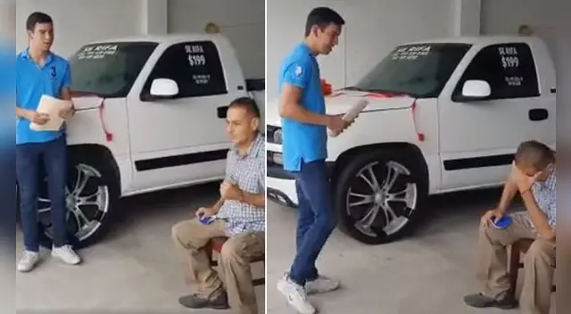 La escena ha conmovido a miles en las redes sociales.