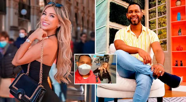 Paula Manzanal y Edson Dávila se reencuentran.