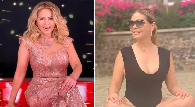 Gisela Valcárcel luce su nueva figura. Gisela Valcárcel luce su nueva figura.