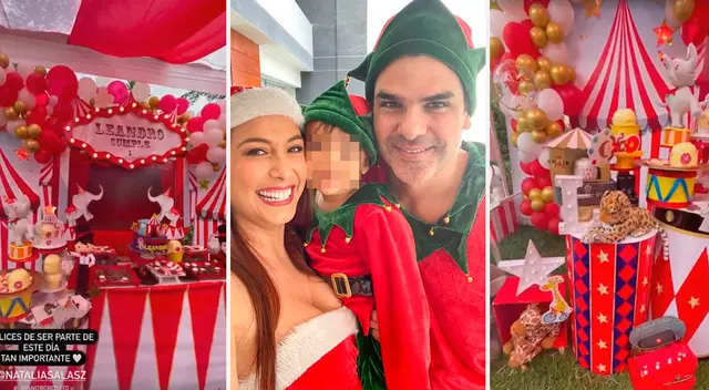 Natalia Salas realizó una gran fiesta por su hijo. Natalia Salas realizó una gran fiesta por su hijo.