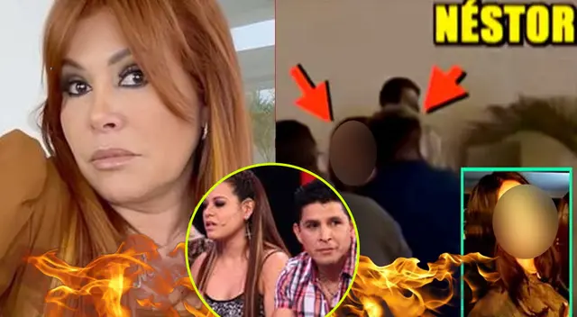 Néstor Villanueva molesto con ampay de Magaly Medina. Néstor Villanueva molesto con ampay de Magaly Medina.