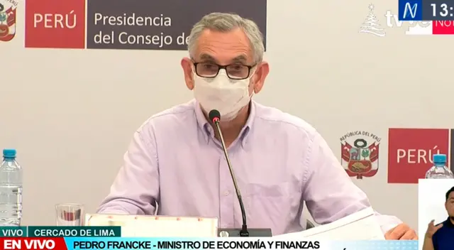 Pedro Francke, ministro de Economía y Finanzas.