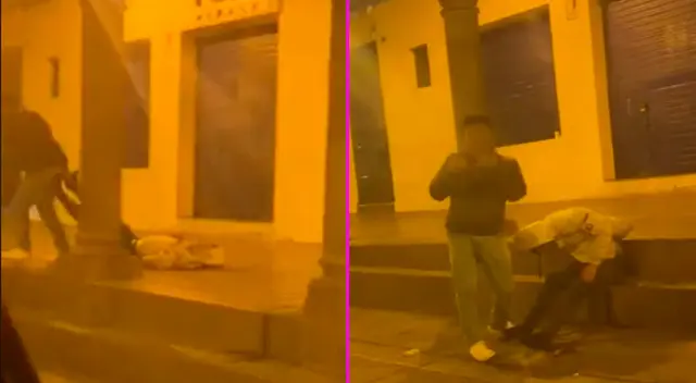 El joven arrastró a su amigo y no lo dejó solo.