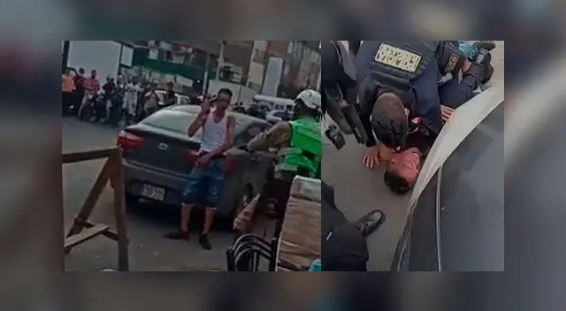 Venezolano desata balacera en Gamarra