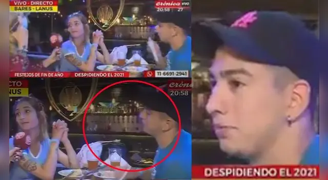 La escena es viral en las redes sociales.