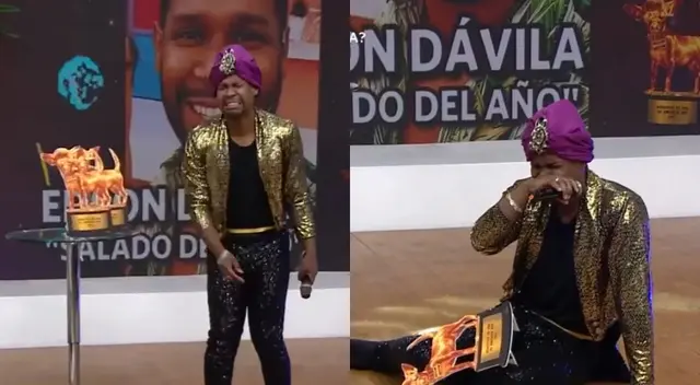 Edson Dávila se quebró en América Hoy al recibir el singular reconocimiento, y hasta agradeció a los protagonistas de sus ampays por todo. Edson Dávila se quebró en América Hoy al recibir el singular reconocimiento, y hasta agradeció a los protagonistas de sus ampays por todo.