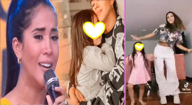 Melissa Paredes lamenta no poder tener a su hija todos los días junto a ella y le envía conmovedor mensaje.