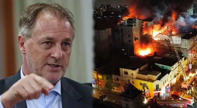 Jorge Muñoz, llegó a Mesa Redonda el último 30 de diciembre y explicó la situación de la galería tras incendio.