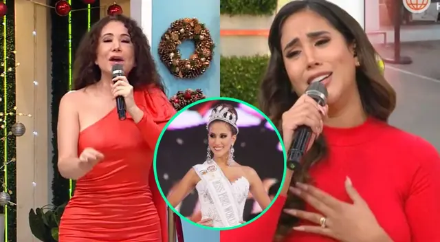 El programa continuó con la premiación 'Los Hércules de Oro' y Janet Barboza no pudo con su genio al darle con palo a Melissa Paredes.