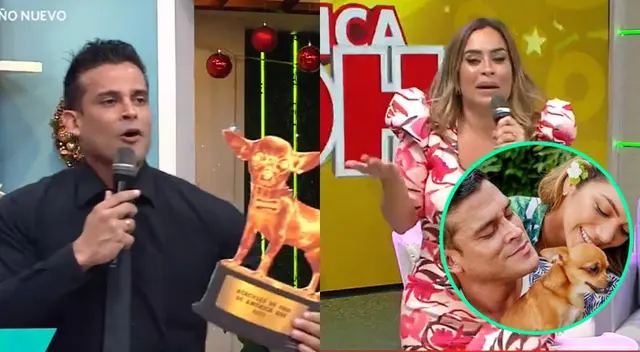 Christian Domínguez ganó al mejor tatuaje del año, y Ethel Pozo no pudo evitar recordarle a su perrito con Isabel Acevedo.