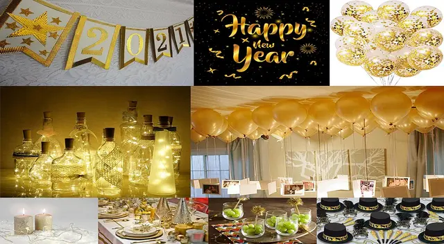 Decora tu casa con estas ideas de Año Nuevo.