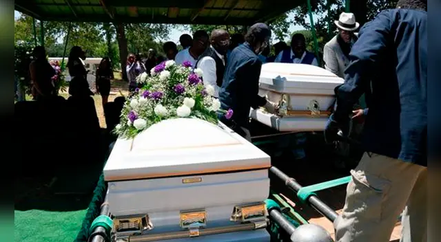 Los tres hermanos (dos hombres y una mujer) fueron hallados en diferentes lugares de la vivienda. Foto: AFP/referencial