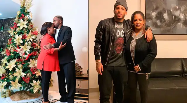 Jefferson Farfán emocionado por el cumpleaños de su mamá.