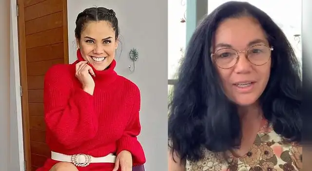 La exsuegra de Andrea San Martín,  Alicia Díaz, celebró que si pudo ver a su nieta antes de que termine el 2021. F