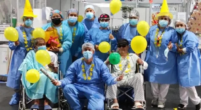 Personas de la tercera edad fueron dadas de alta. Personas de la tercera edad fueron dadas de alta.