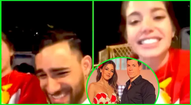 Flavia Laos y Austin Palao pasaron Año Nuevo juntos.