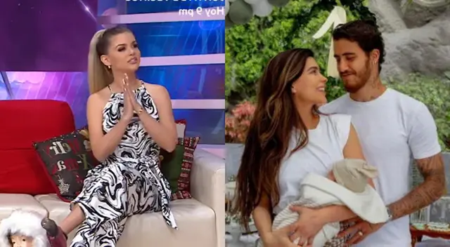 Brunella Horna se pronunció sobre la nueva etapa de Ivana Yturbe como mamá de la pequeña Almudena, y le echó flores a su esposo Beto Da Silva.