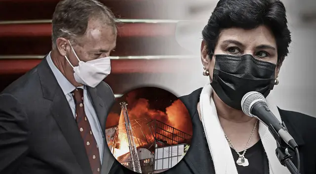 Norma Yarrow responsabilizó a Jorge Muñoz por el incendio ocurrido en Mesa Redonda. Norma Yarrow responsabilizó a Jorge Muñoz por el incendio ocurrido en Mesa Redonda.