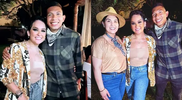 Daniela Darcourt acudió a la fiesta de cumpleaños de Paolo Guerrero, y compartió un tierno momento con los esposos, Oreja Flores y Ana Siucho. Daniela Darcourt acudió a la fiesta de cumpleaños de Paolo Guerrero, y compartió un tierno momento con los esposos, Oreja Flores y Ana Siucho.