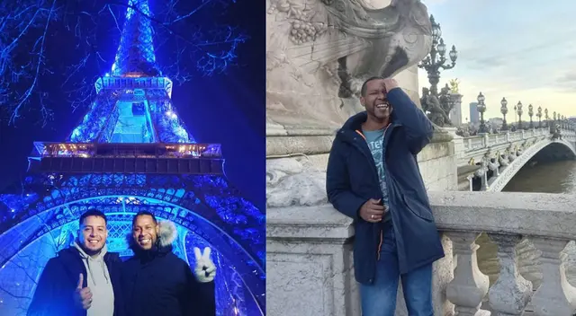 Giselo disfruta de viaje a Europa con su manager y revela si se casara. Giselo disfruta de viaje a Europa con su manager y revela si se casara.