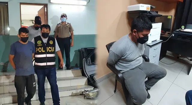 Dos delincuentes fueron detenidos tras encontrarse en su poder autopartes robadas.