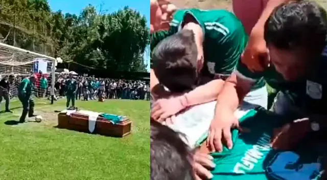 El goleador chileno falleció y fue despedido en una cancha de fútbol con una gran presencia de hinchas.