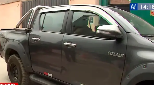 PNP recupera camioneta robado en Carabayllo