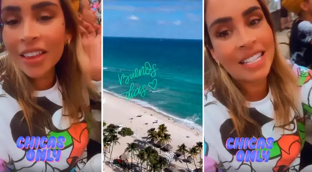 Ethel Pozo disfruta de unas exclusivas vacaciones en Miami.