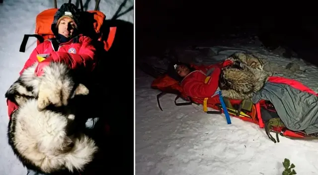 Grga Brkic resultó herido después de caer 150 metros por un barranco.