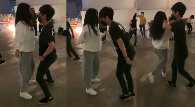 Particular baile de salsa de los jóvenes se hizo viral en las redes sociales.