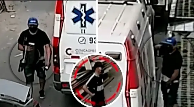 Tras el delito, ambos malhechores retornan al falso taxi y huyen en dirección desconocida.