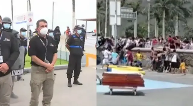 Más de 6 mil personas acudieron a playa de Chorrillos, generando focos de contagio COVID-19. Más de 6 mil personas acudieron a playa de Chorrillos, generando focos de contagio COVID-19.