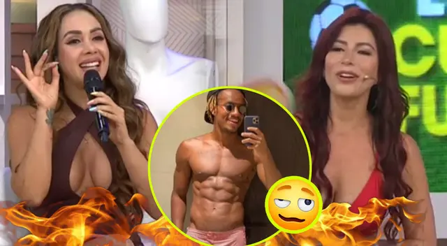 Dorita y Milena se derriten ante André Carrillo. Dorita y Milena se derriten ante André Carrillo.