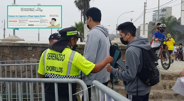 Bañistas deberán obedecer restricciones de la Municipalidad e Chorrillos para ingresar a sus playas. Bañistas deberán obedecer restricciones de la Municipalidad e Chorrillos para ingresar a sus playas.