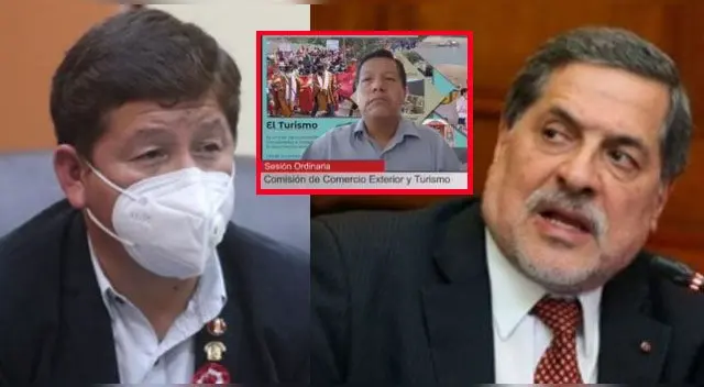 “Cuando quieras, compadre”, le dijo el congresista Ernesto Bustamante a Guido Bellido. “Cuando quieras, compadre”, le dijo el congresista Ernesto Bustamante a Guido Bellido.