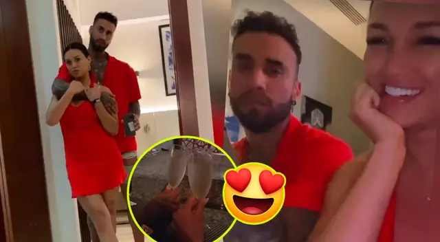 Angie y Jota más enamorados que nunca cumplen un año de enamorados.