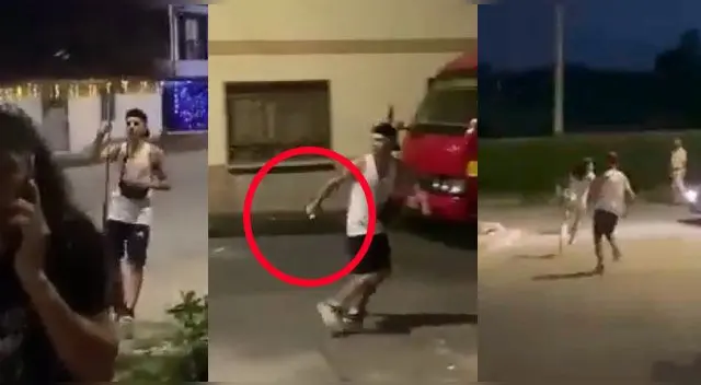 El sujeto atacó a varias personas con arma blanca. El sujeto atacó a varias personas con arma blanca.