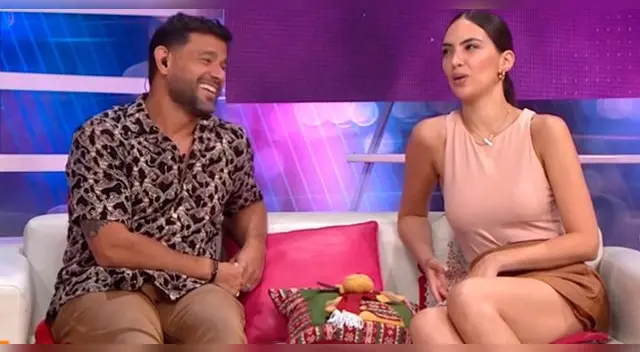 Yaco Eskenazi y Natalie Vértiz protagonizaron divertido momento en vivo. Yaco Eskenazi y Natalie Vértiz protagonizaron divertido momento en vivo.