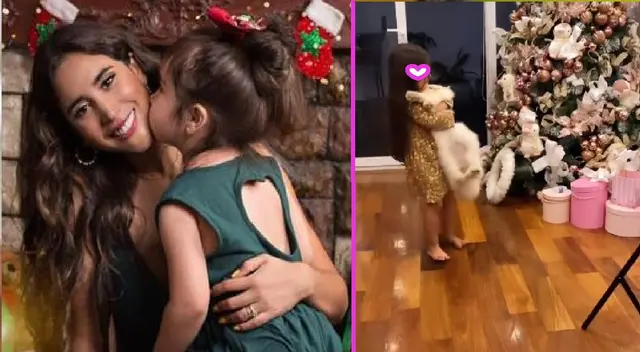 Melissa Paredes compartió cómo fue el reencuentro de su hija y su gato.